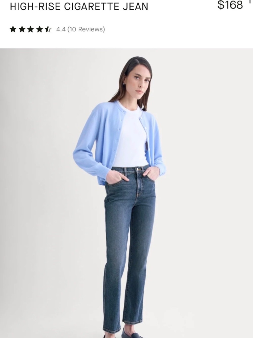 NWT Everlane cigarette jean 29R